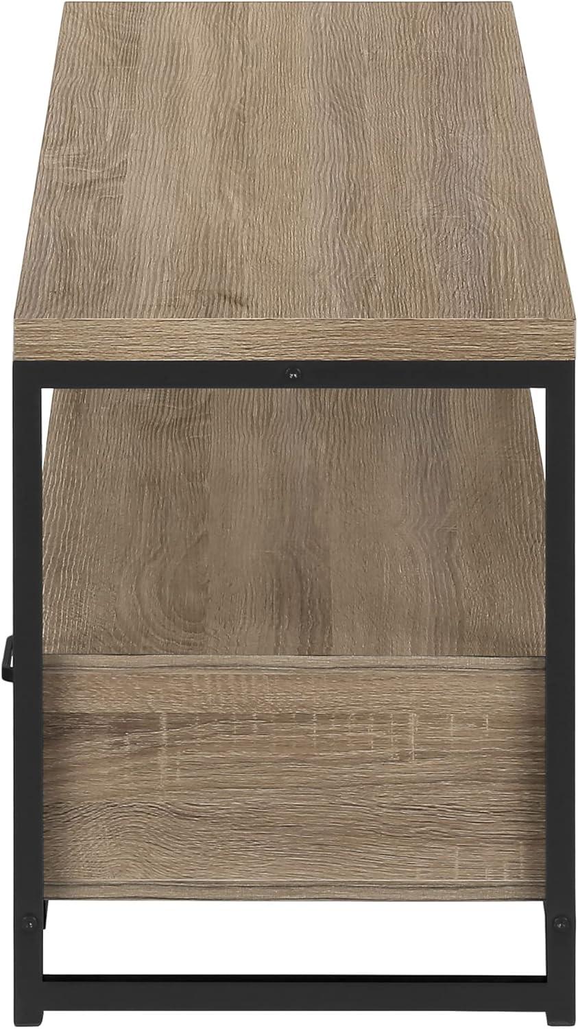 Ophelia & Co. Tv Stand, 48 Inch, Console, Media Entertainment Center, Storage Drawers, Living Room, Bedroom, Laminate, Metal, Contemporary, Modern