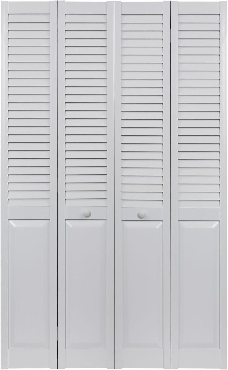 LTL Home Products 80'' Hollow Louvered Bi-Fold Door