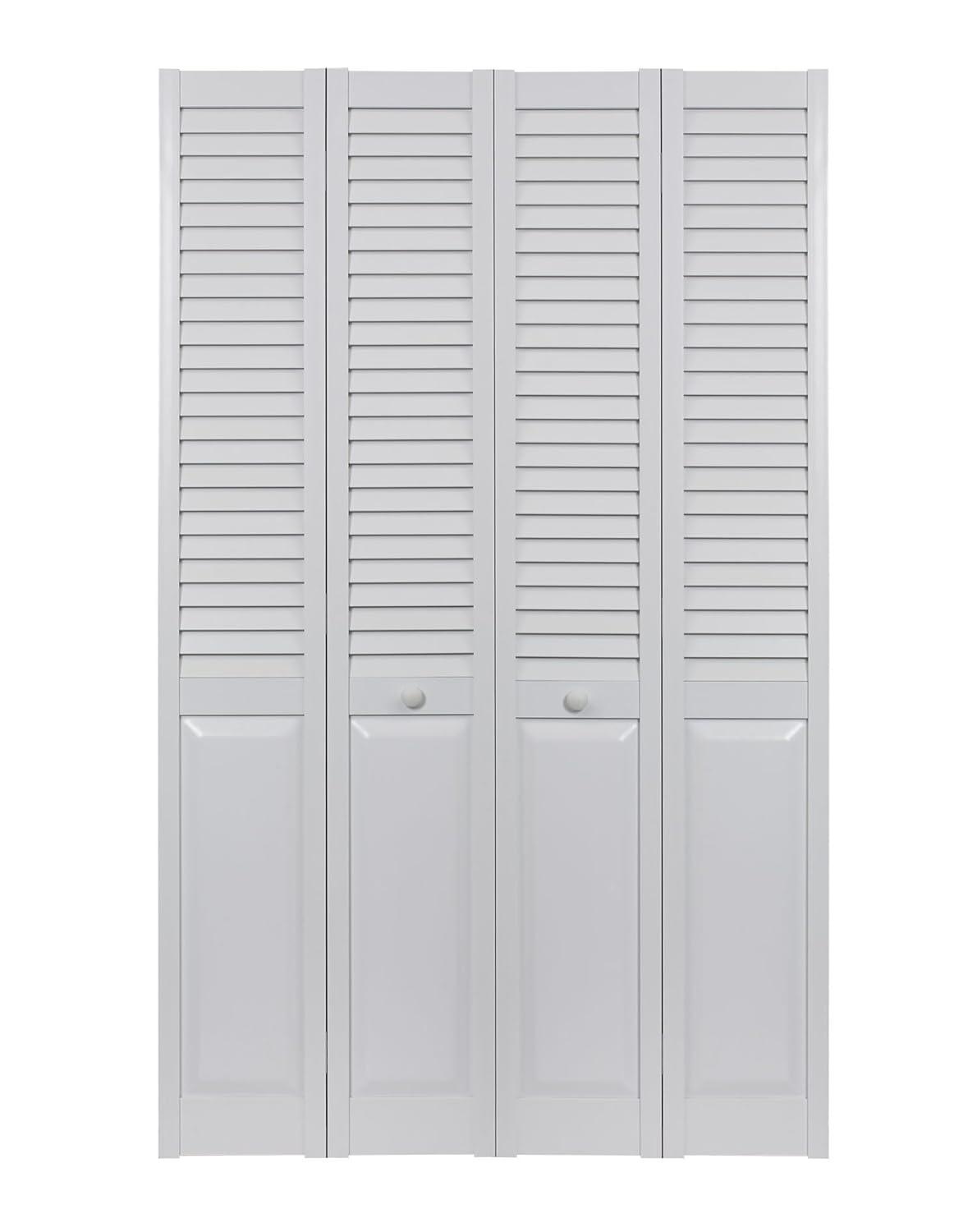 LTL Home Products 80'' Hollow Louvered Bi-Fold Door