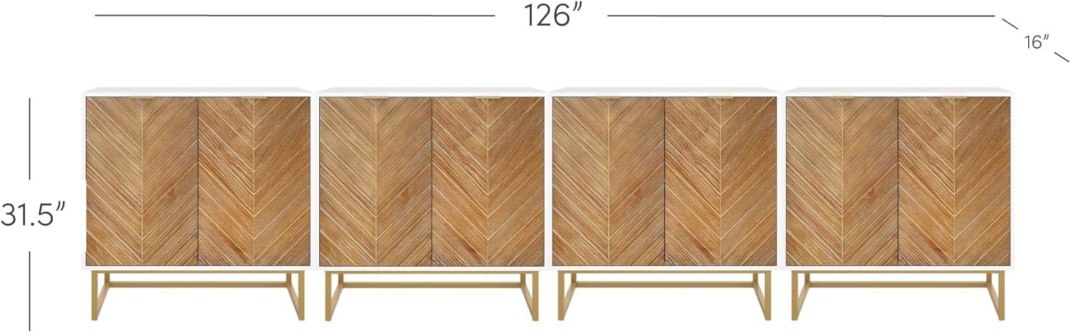 Nathan James Enloe 4-Pack Accent Cabinet Set or TV Stand