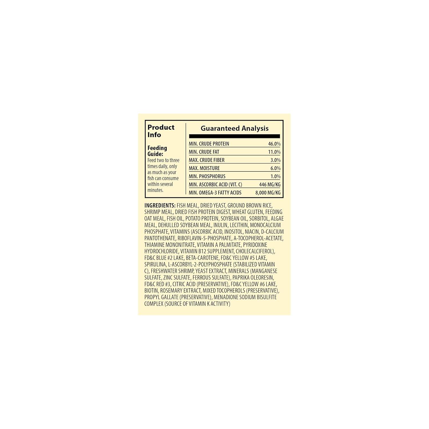 Tetra TetraMin Tropical Flakes, Nutritionally Balanced Fish Food, 0.42 oz.