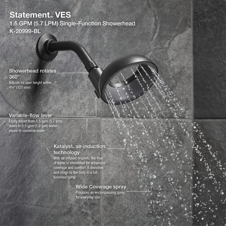 Statement Ves Single-Function Showerhead 1.5 Gpm