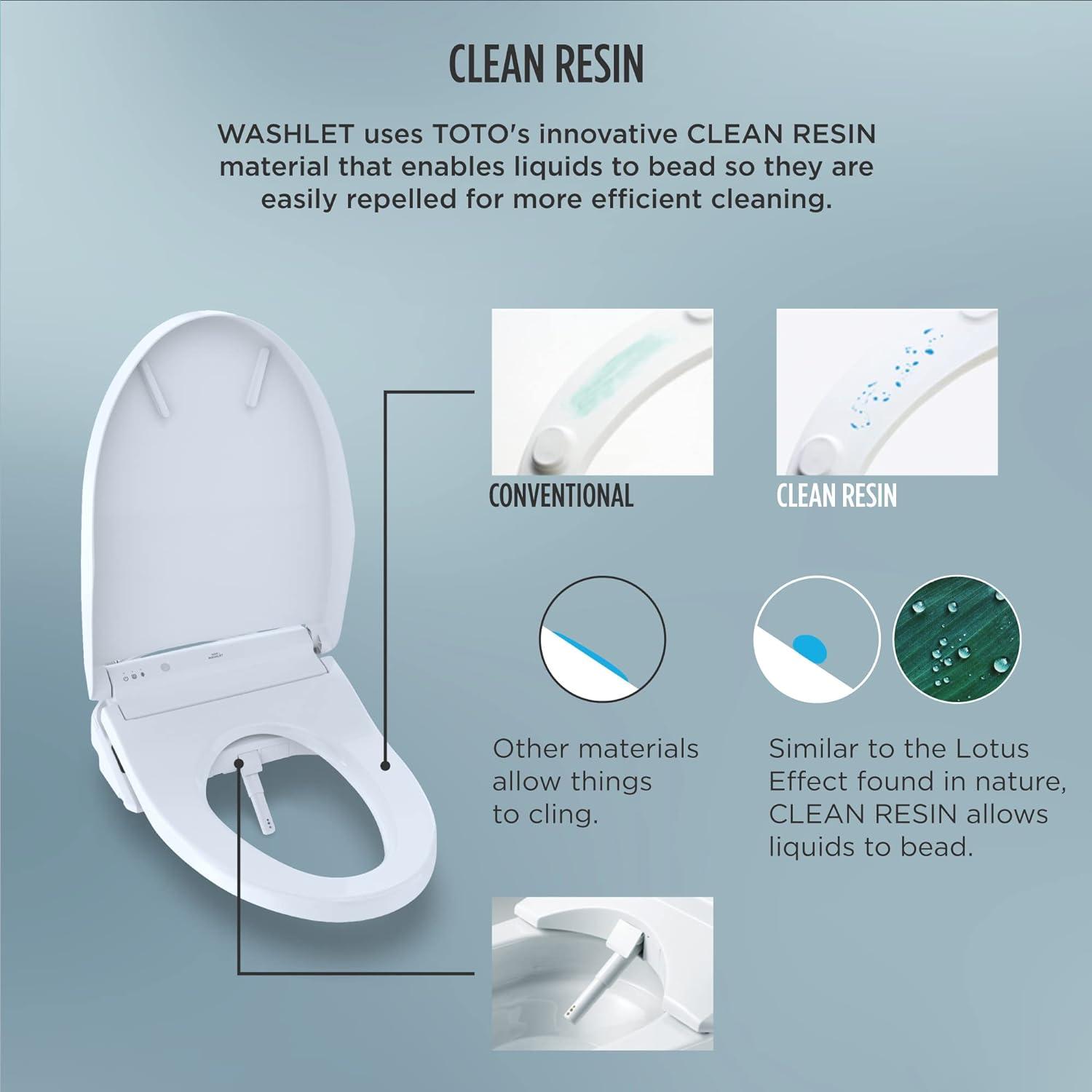 Sedona Beige Modern Electric Bidet Toilet Seat with Eco-Friendly Features