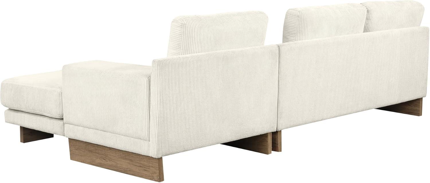 114" L-shaped Sofa Sectional Sofa with Two USB Ports and Two Power Sockets, A Storage Drawer and A Reversible Chaise Lounge for Living Room