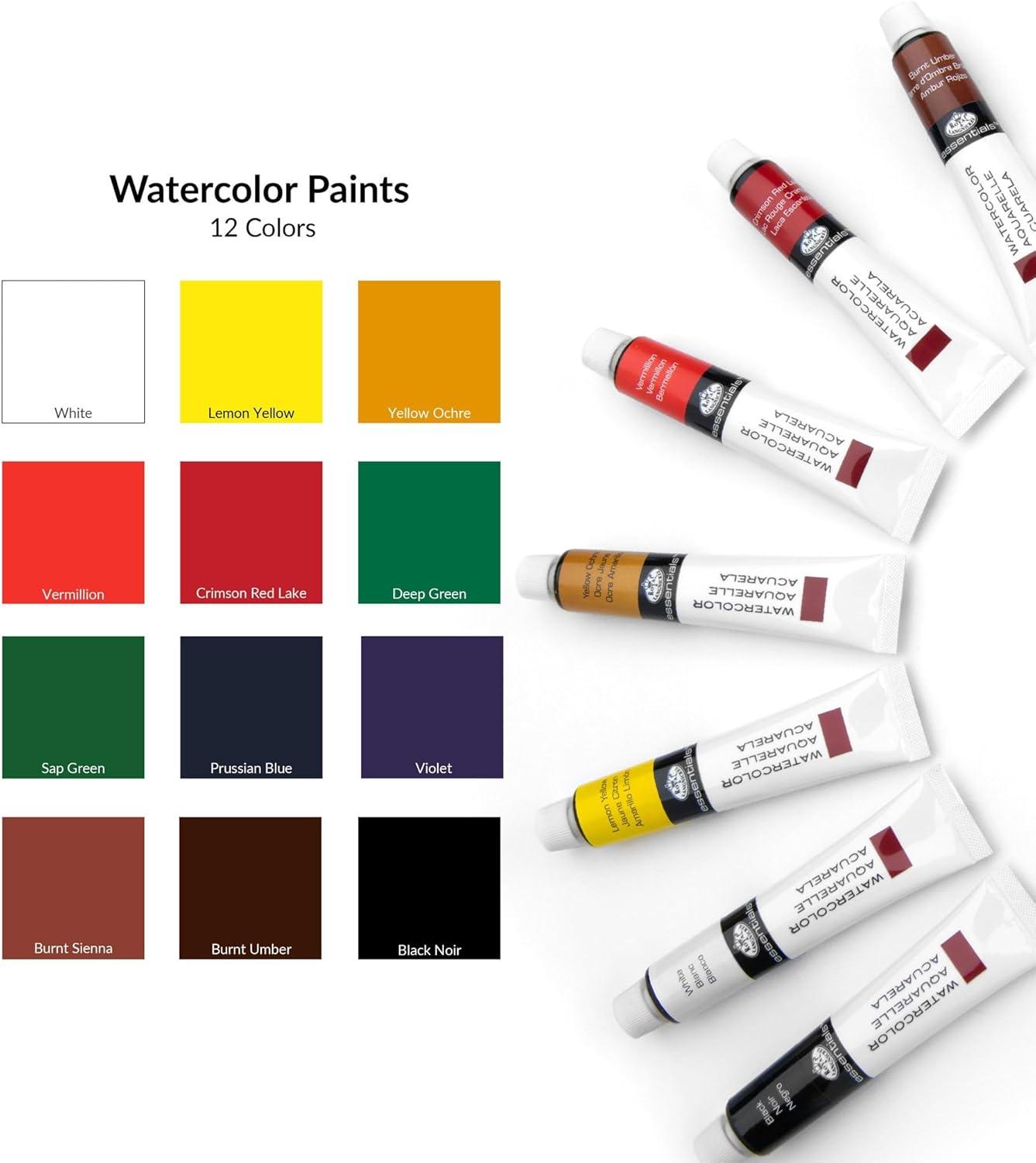 Watercolor Paints 21ml 12/Pkg-Assorted Colors