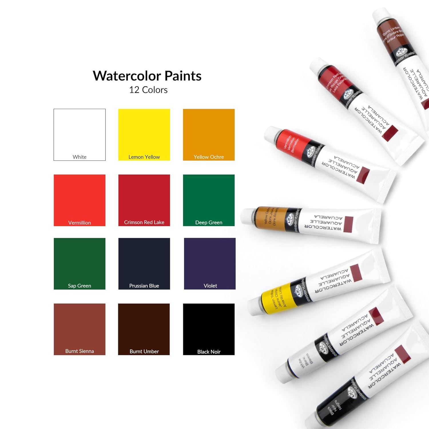 Watercolor Paints 21ml 12/Pkg-Assorted Colors