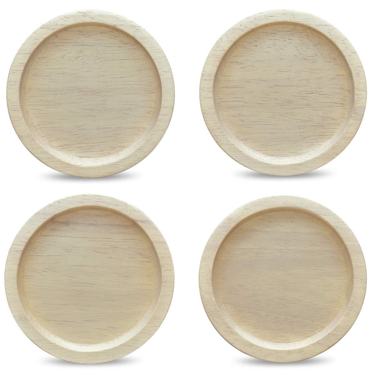 Noritake Hammock Wood Set Of 4 Coasters, 3-3/4"