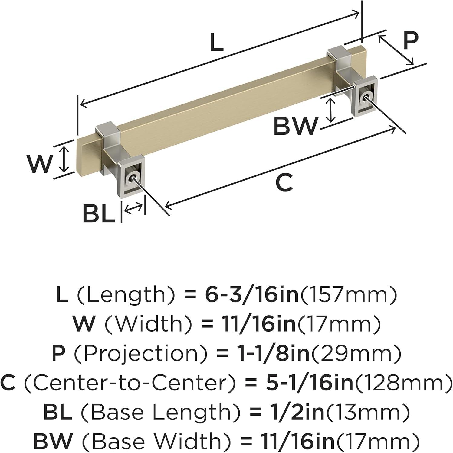 Overton 5-1/16 inch (128mm) Center-to-Center