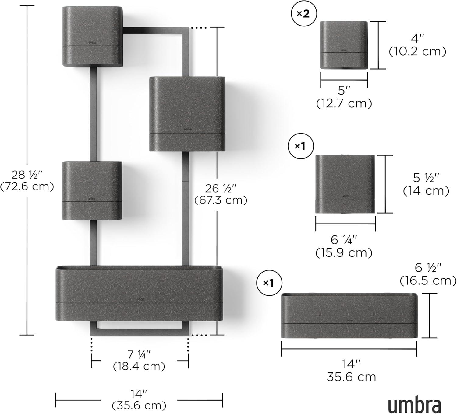 Umbra Cubiko Wall Planter