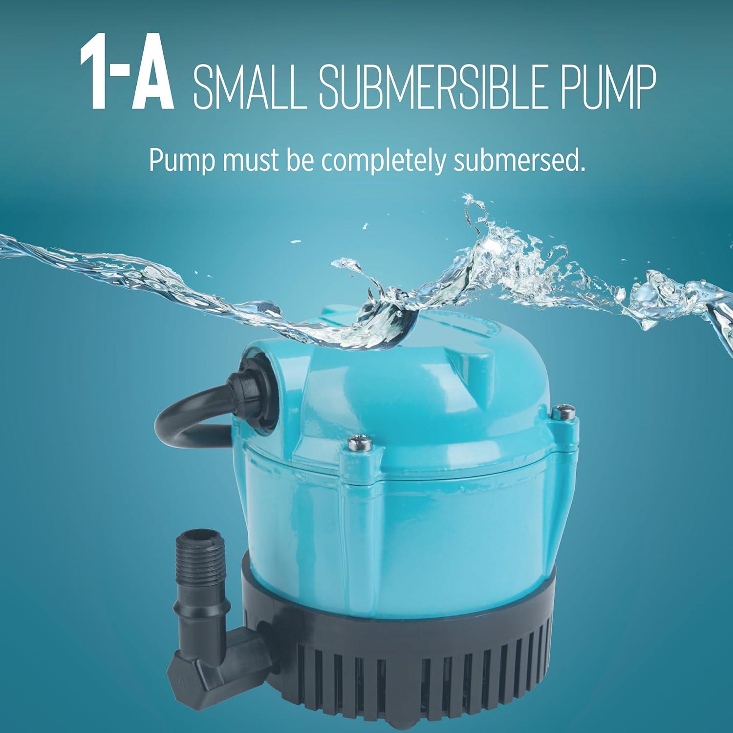 Little Giant 1-A 170 GPH 1/200 HP Permanently Oiled Direct Drive Pump | 500203