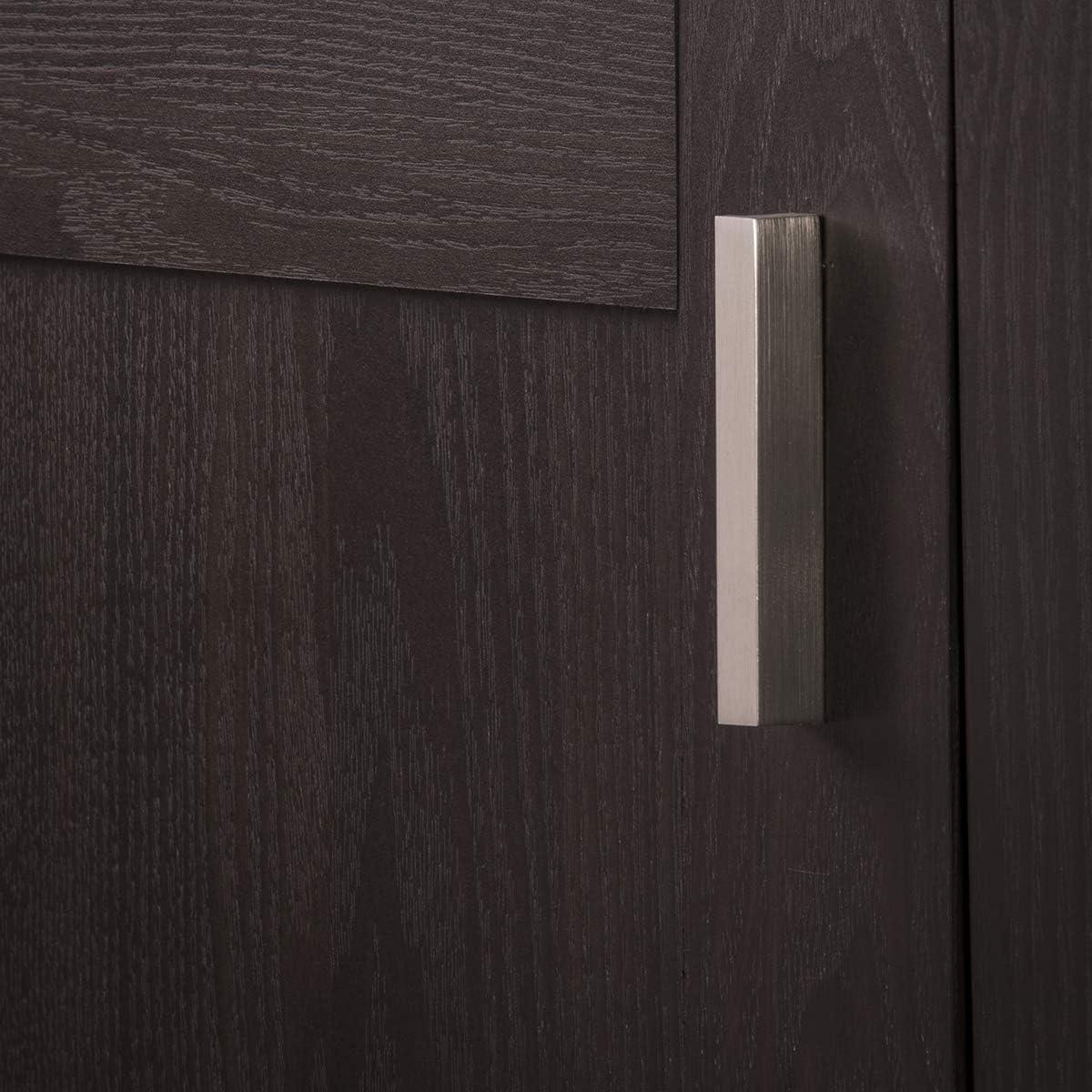 Hickory Hardware Streamline Kitchen Cabinet Handles, Solid Core Drawer Pulls for Cabinet Doors (Set of 10)