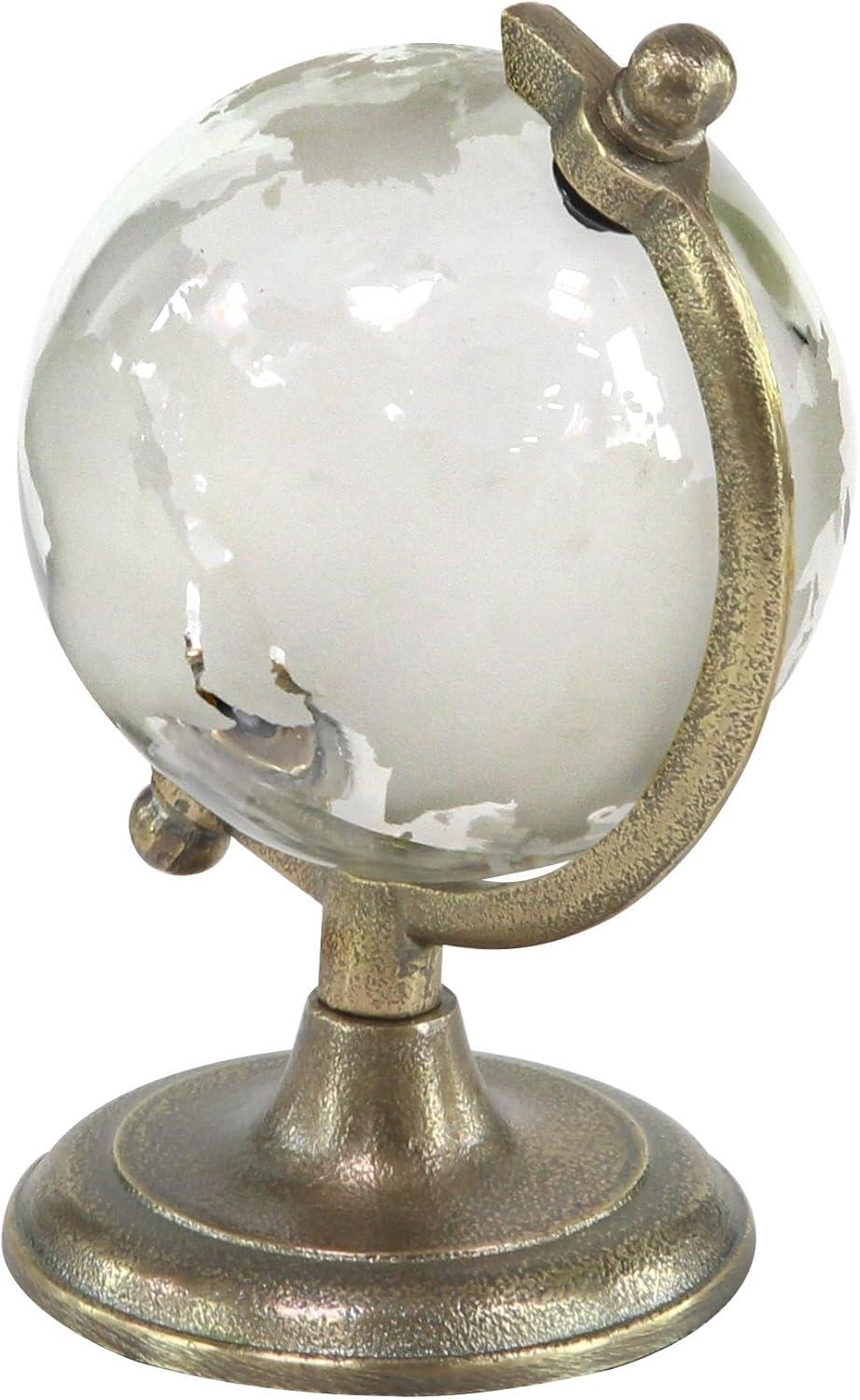 DecMode 6" Bronze Globe with Tiered Base