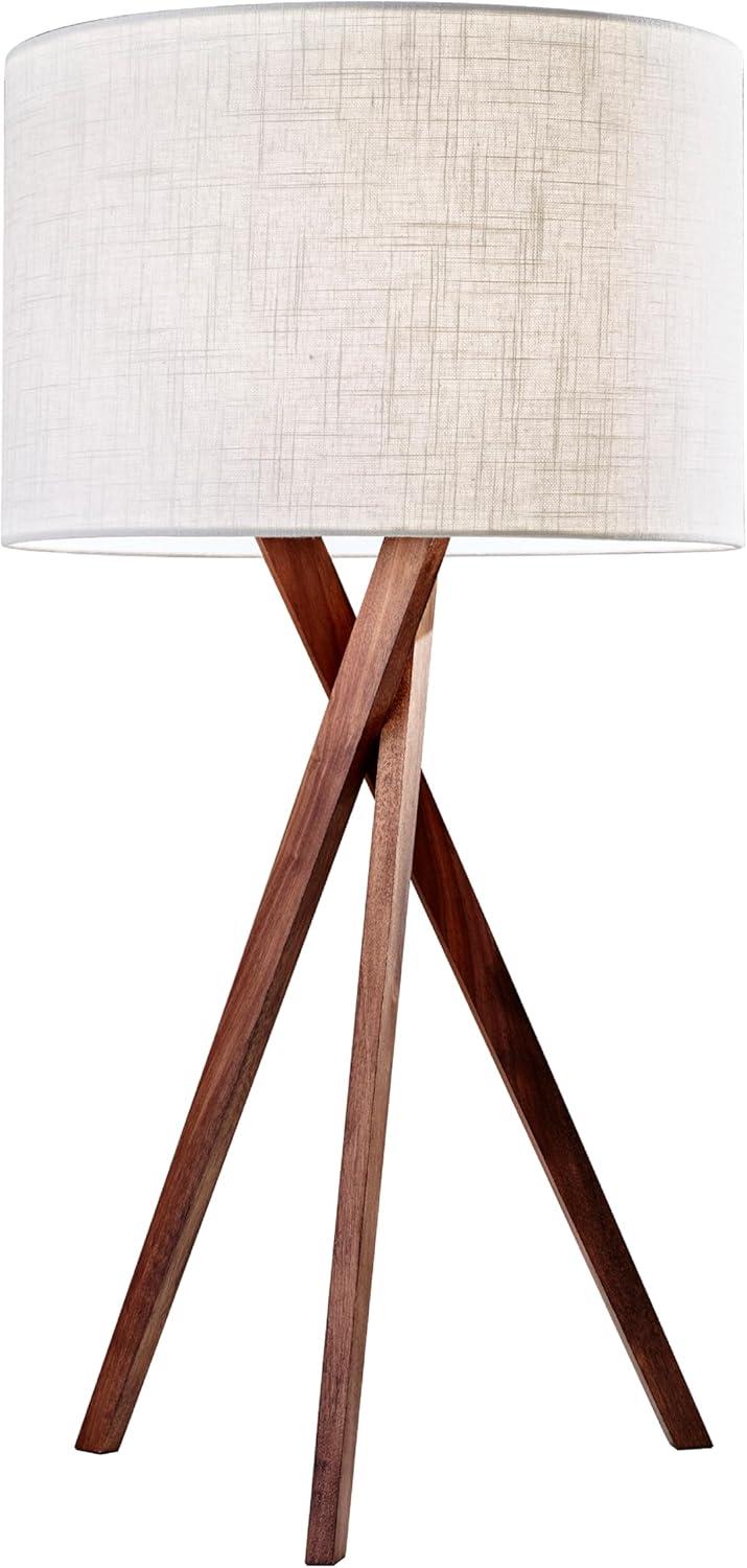Harcourt Solid Wood Tripod Lamp