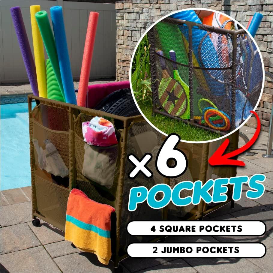 Essentially Yours Essentially Yours 50'' W 0 Gallons Water Resistant Plastic Deck Box with Wheels