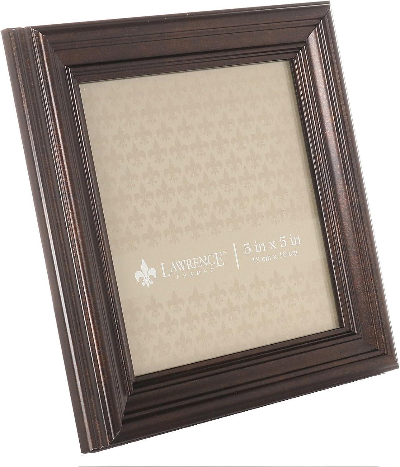 Sutter Classic 5x5 Burnished Bronze Tabletop & Wall Picture Frame