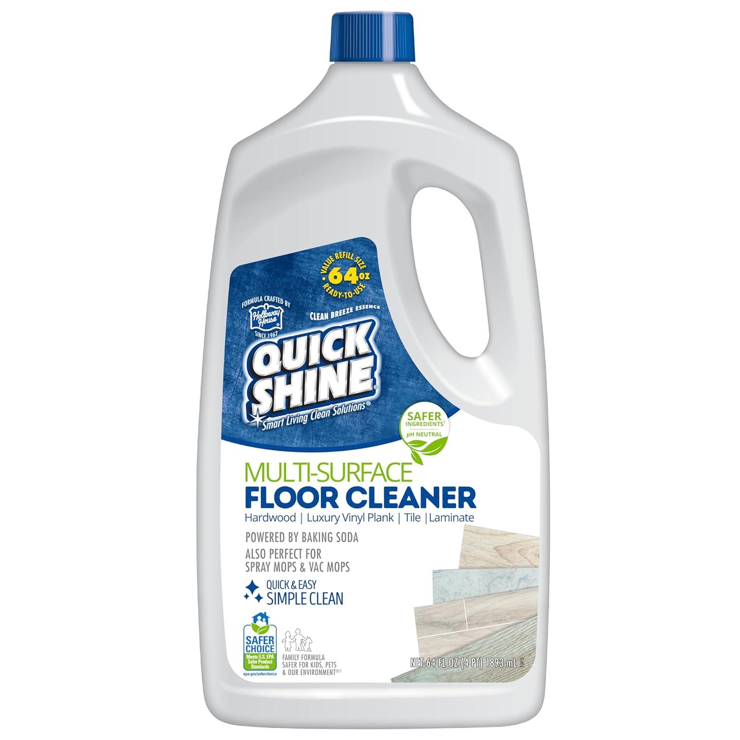 Quick Shine 64oz Multi-Surface Floor Cleaner Refill