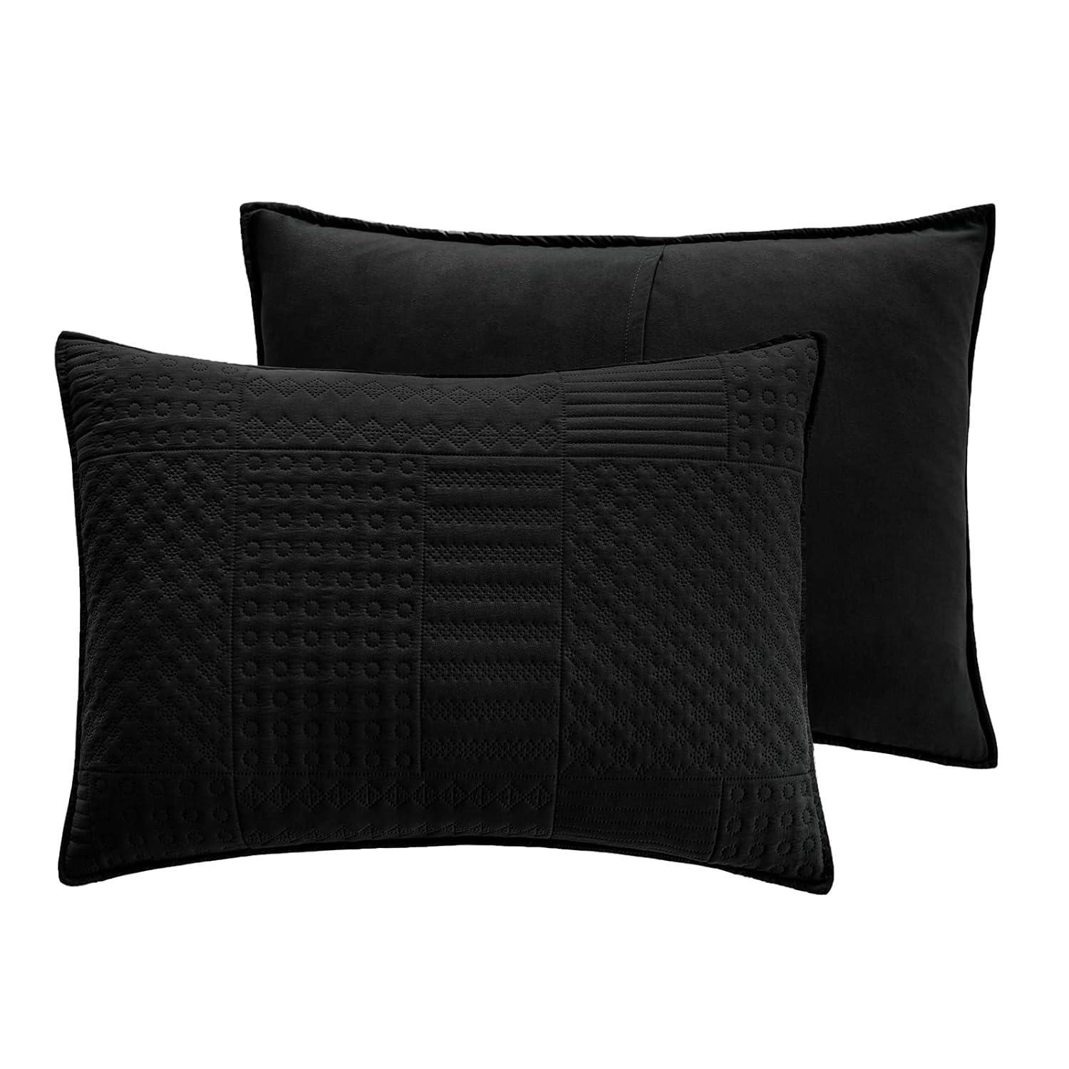 Madison Park Keaton Barwick Reversible Solid 3 Piece Quilt Set