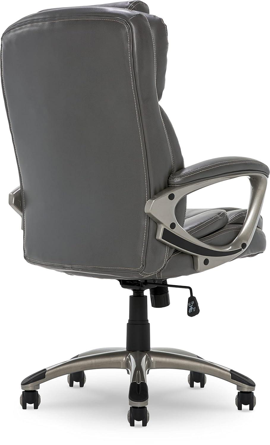Serta Serta Garret Executive Office Chair, Ergonomic Lumbar Support, Semi-Plush Cushion, Body Pillows