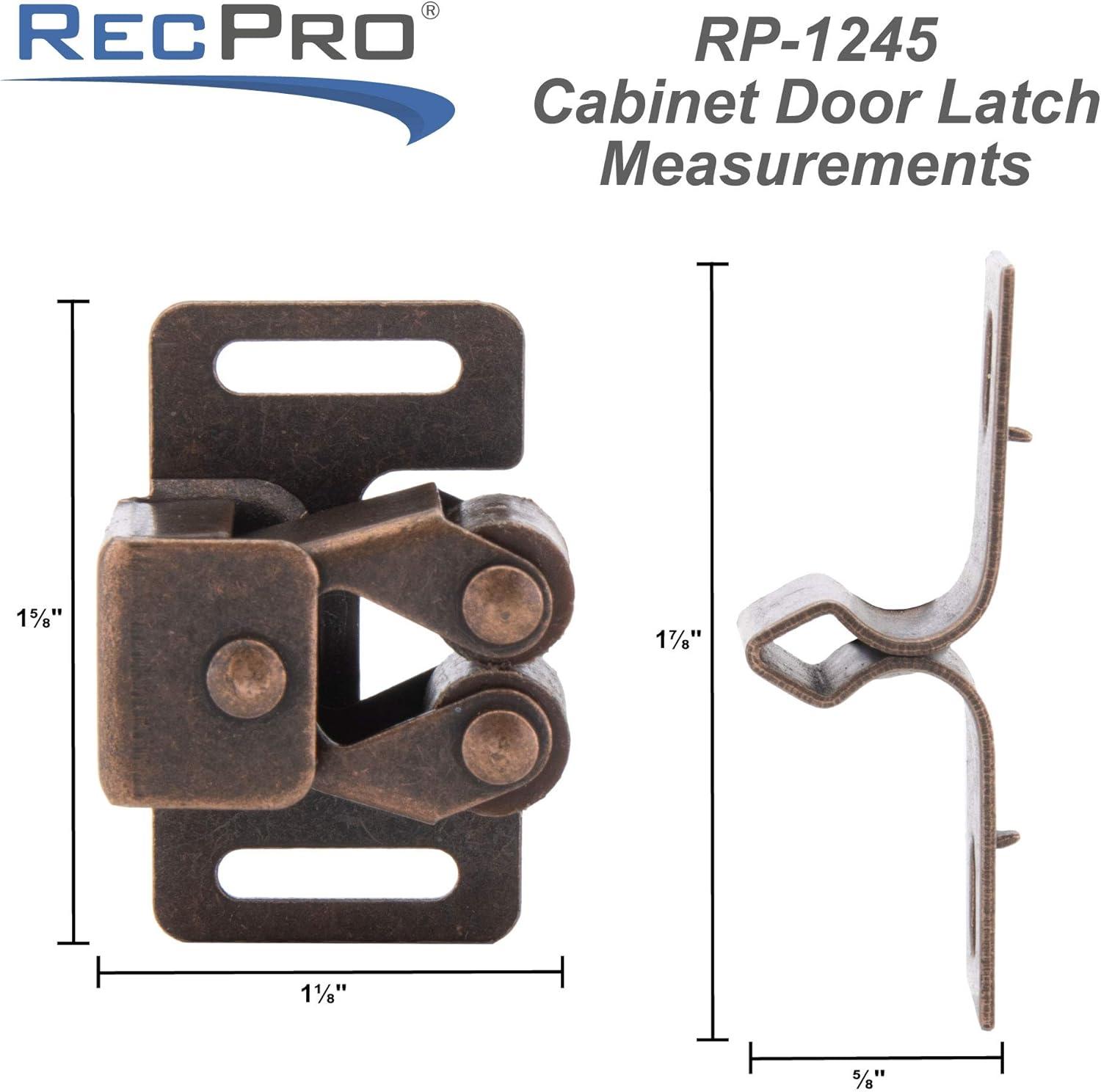 Rubbed Bronze RV Cabinet and Drawer Roller Latch 5-Pack