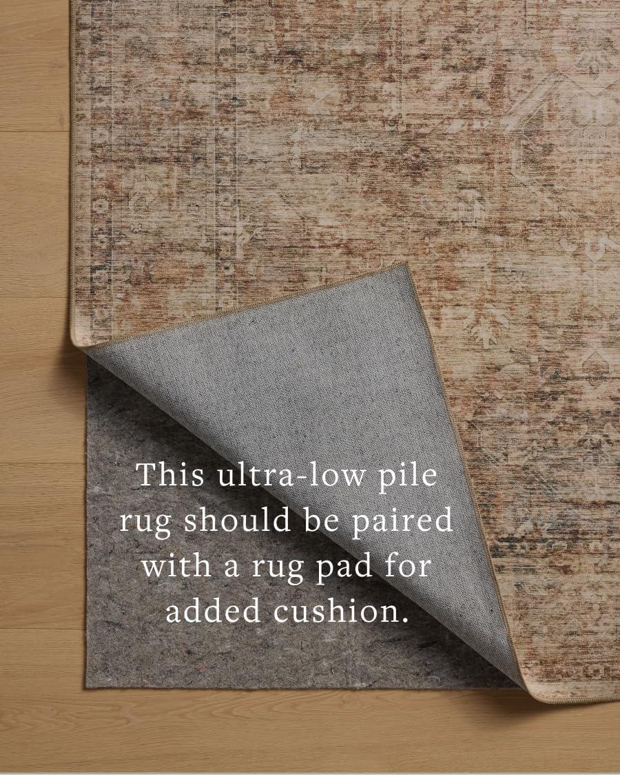 Loloi Anniston Clay / Charcoal Machine Washable Area Rug