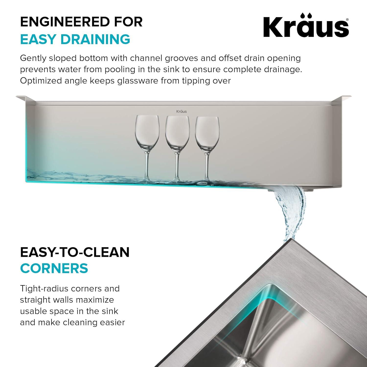 Kore Undermount Kitchen Sink with Garbage Disposal