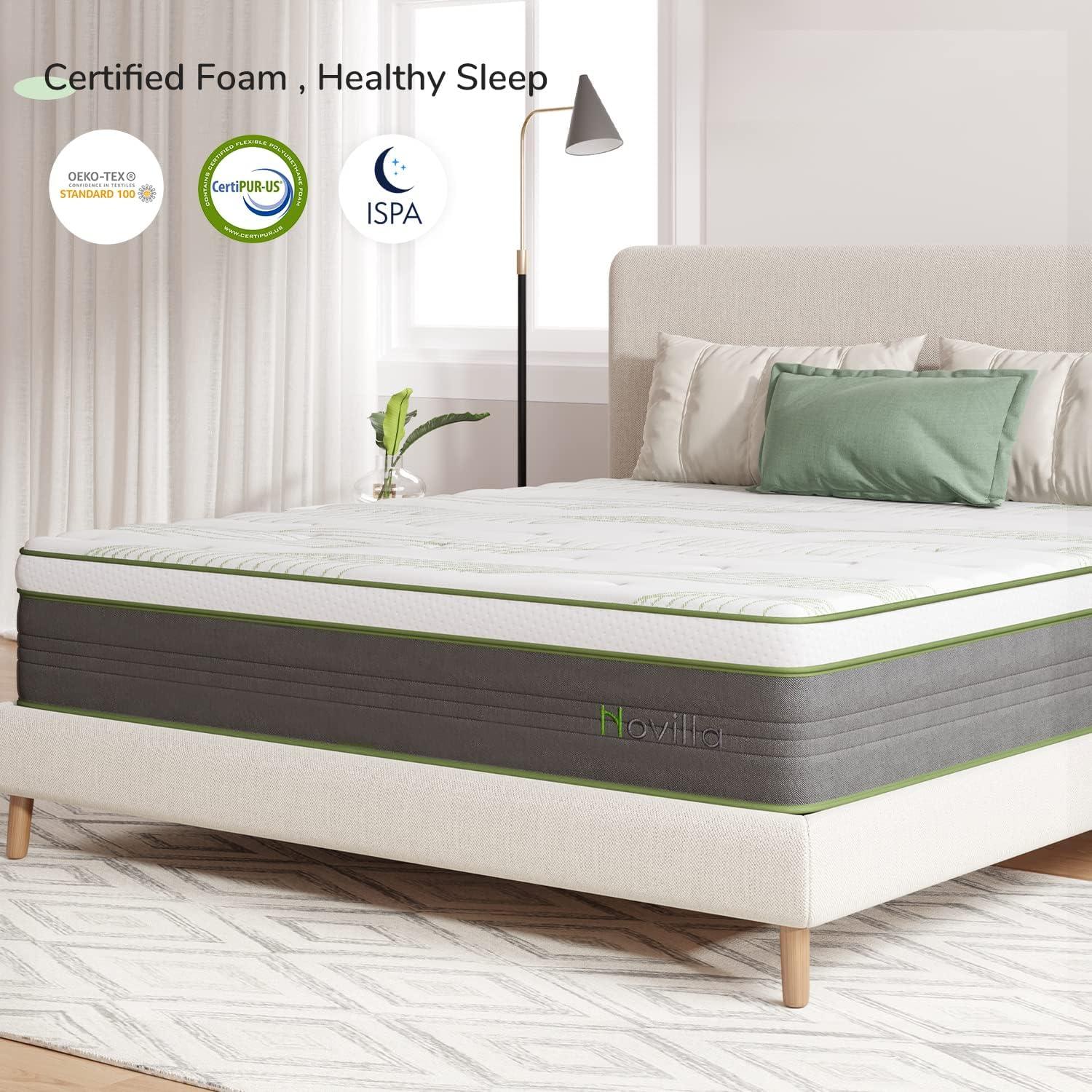 Novilla Twin 10-Inch Hybrid Pillowtop Innerspring Mattress