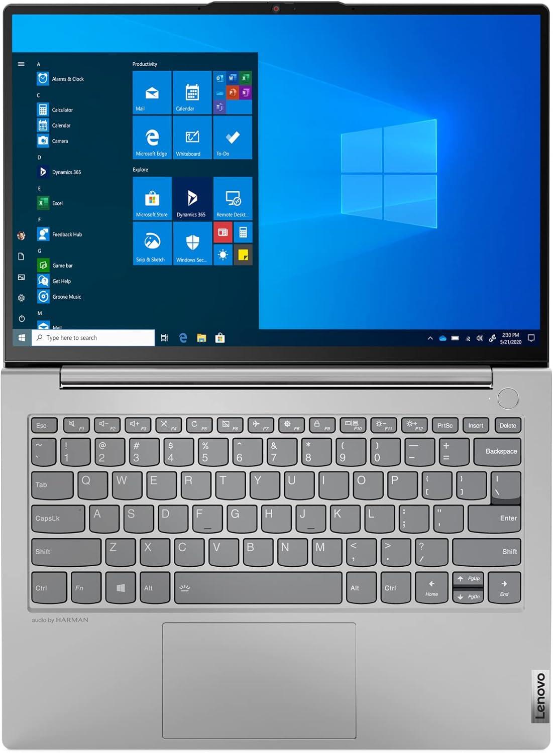 Lenovo ThinkBook 13s G3 Business Laptop, 13.3" 60Hz WUXGA Display (AMD Ryzen 5 5600U 6-Core, 8GB RAM, 256GB SSD, AMD Radeon, Backlit KYB, Fingerprint, WiFi 6, Bluetooth 5.2, Win 11 Pro) with Hub