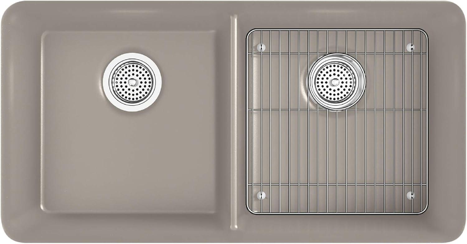 Cairn® 34" L x 18" W Under-Mount Double-Equal Kitchen Sink