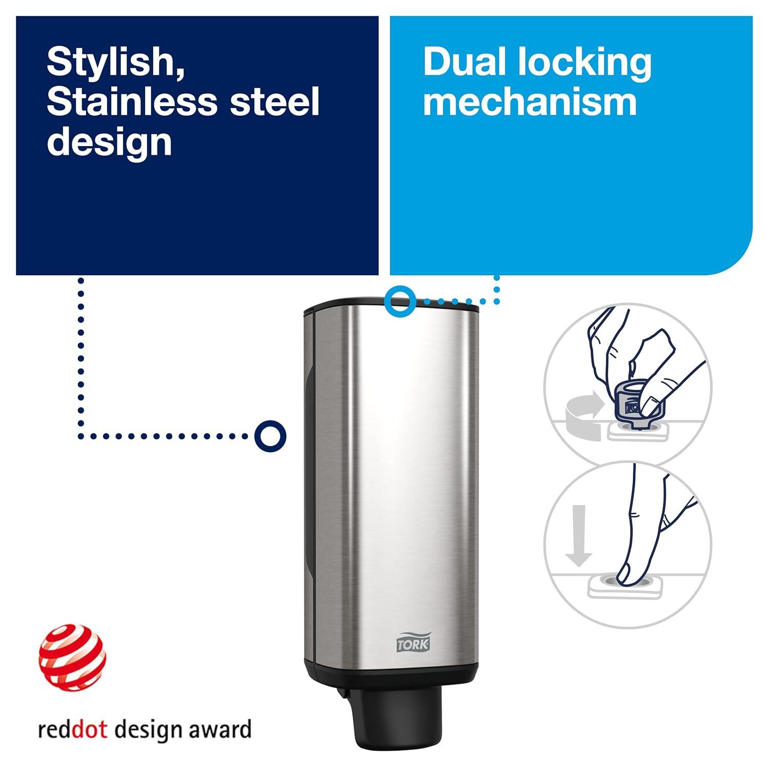 Stainless Steel Wall-Mount Manual Foam Soap Dispenser