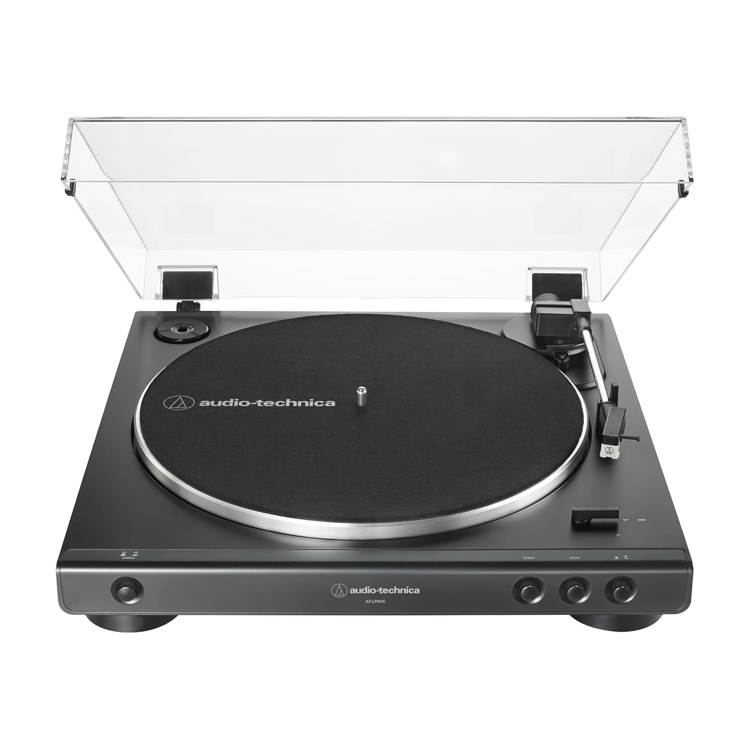 AudioTechnica AT-LP60X Fully Automatic Belt-Drive Stereo Turntable