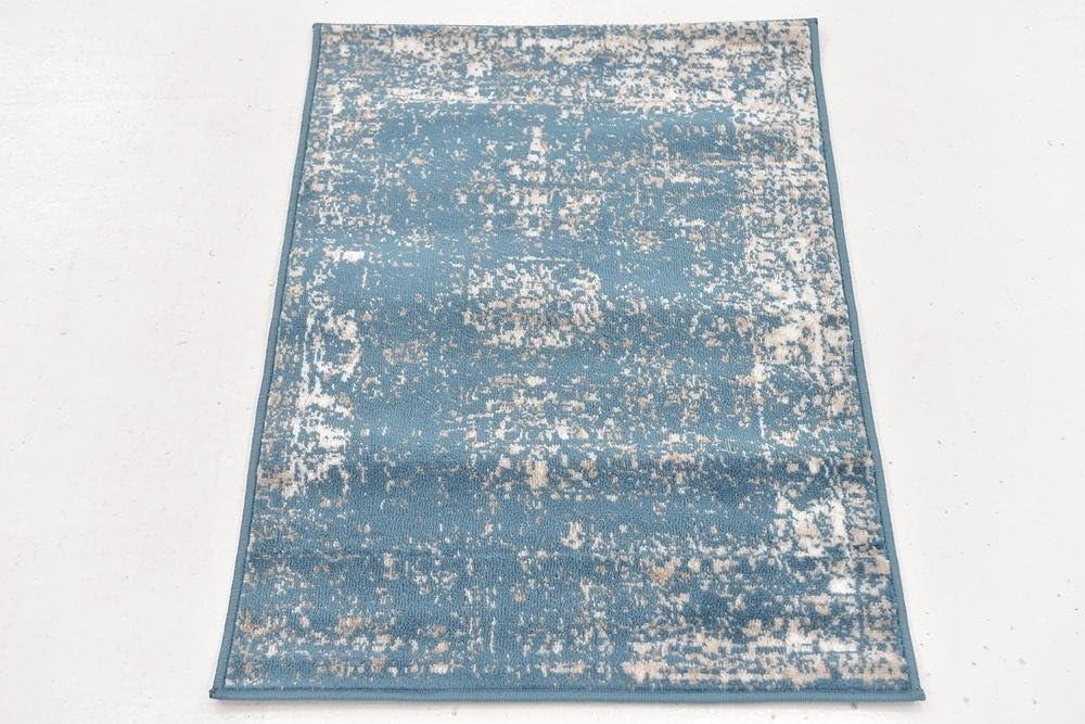 Unique Loom 2' 2 x 3' 0 Sofia Casino Blue Area Rug