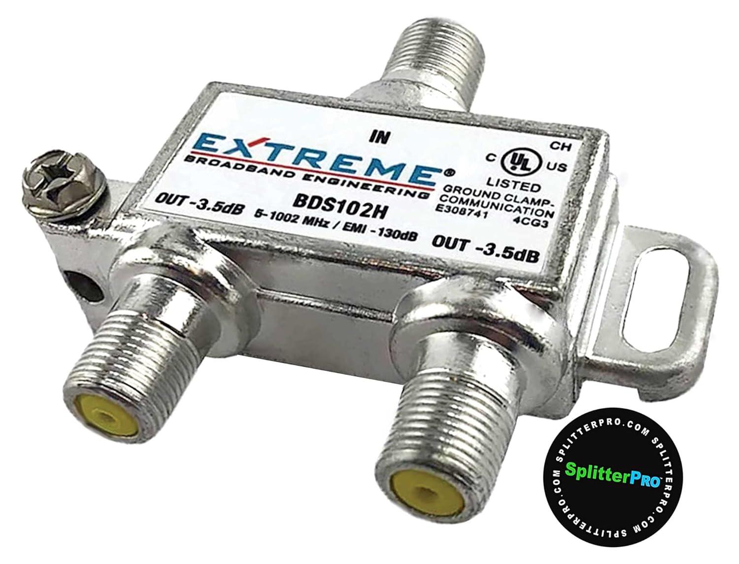 - Digital Splitters Professionals Install Every Day Across The U. S. A. 2-Way Coaxial Cable Splitter, 1 GHz