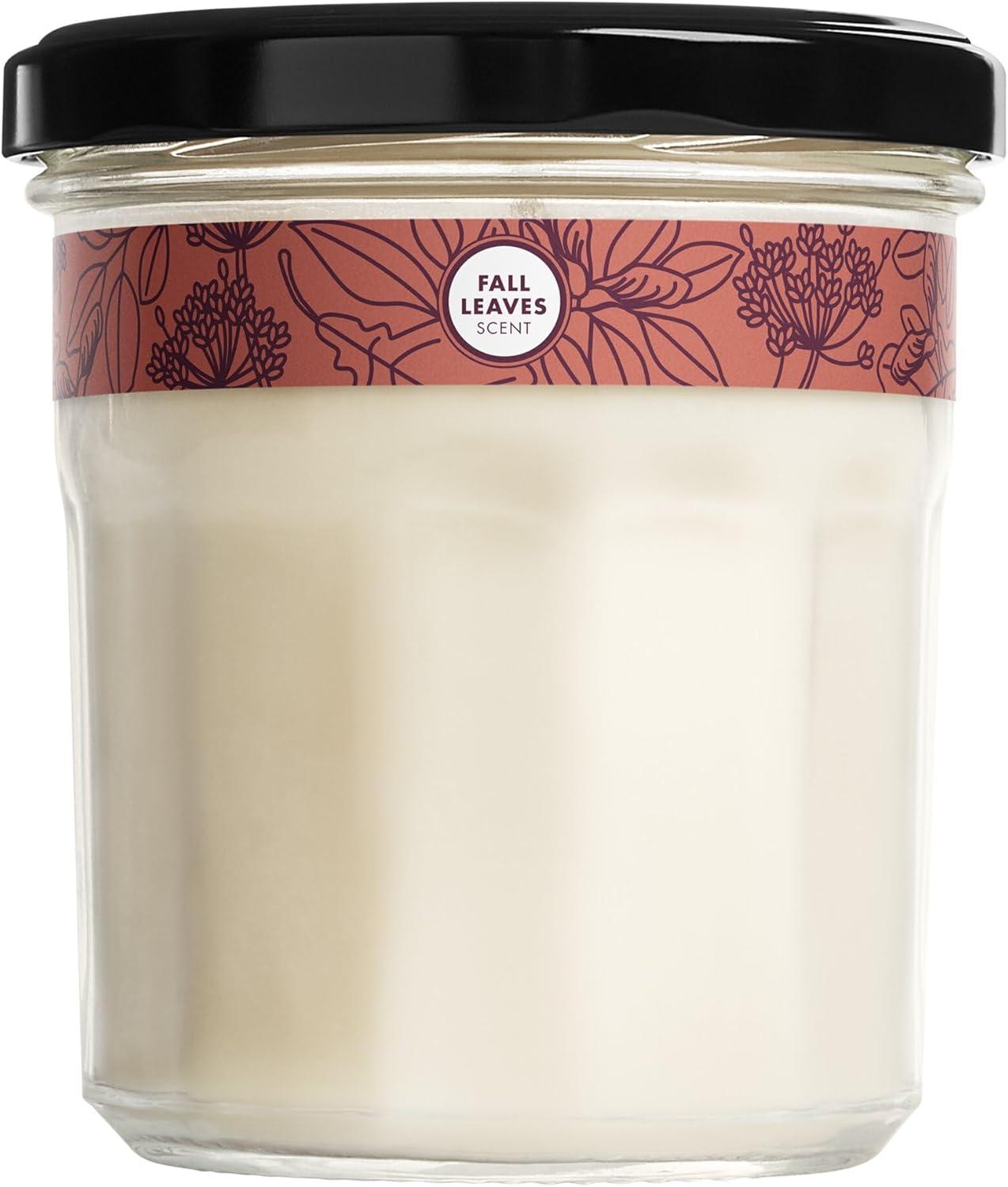 Fall Leaves Scented Soy Candle in Recyclable Jar