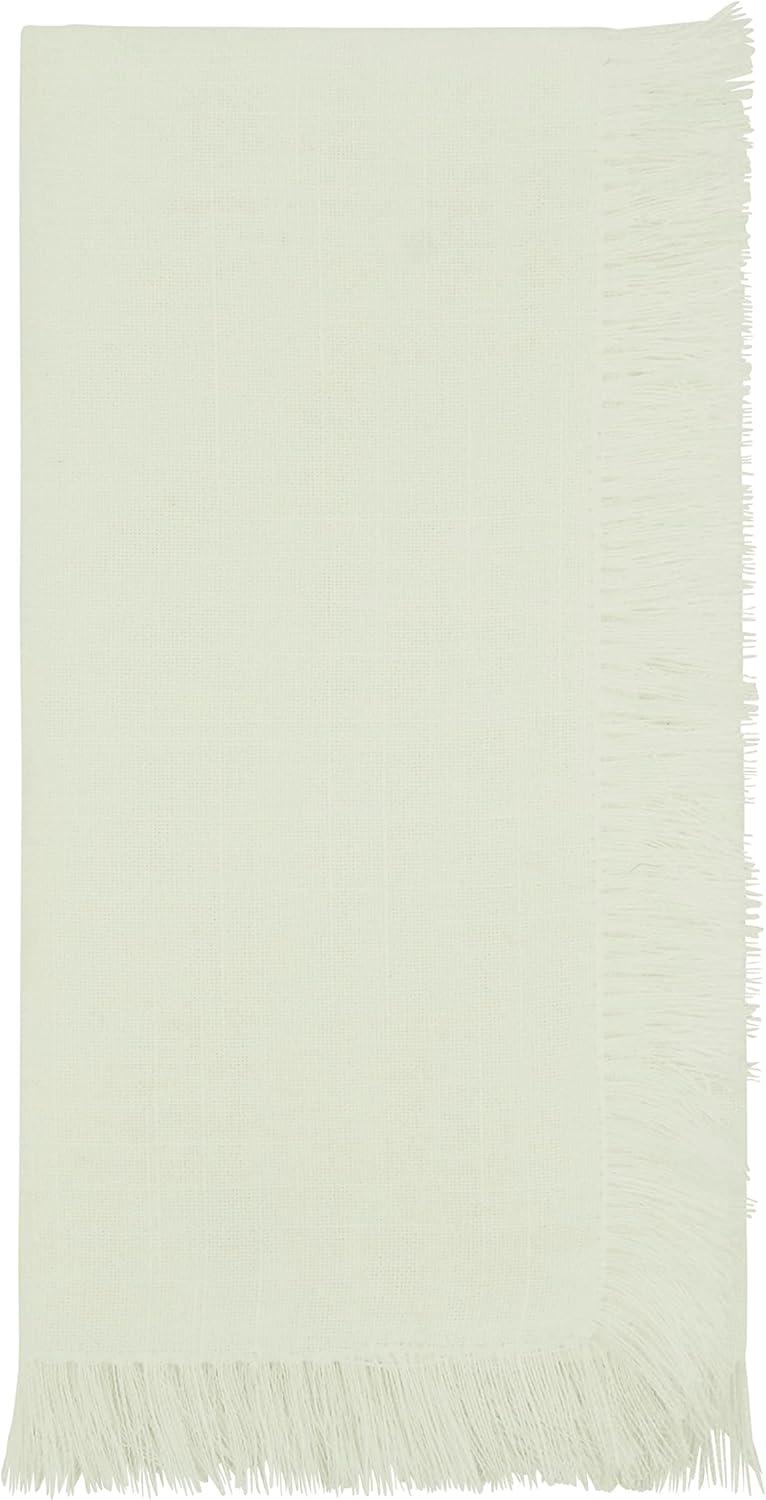Saro Emery Collection 100% Cotton No Pattern Square Napkin (Set of 4)