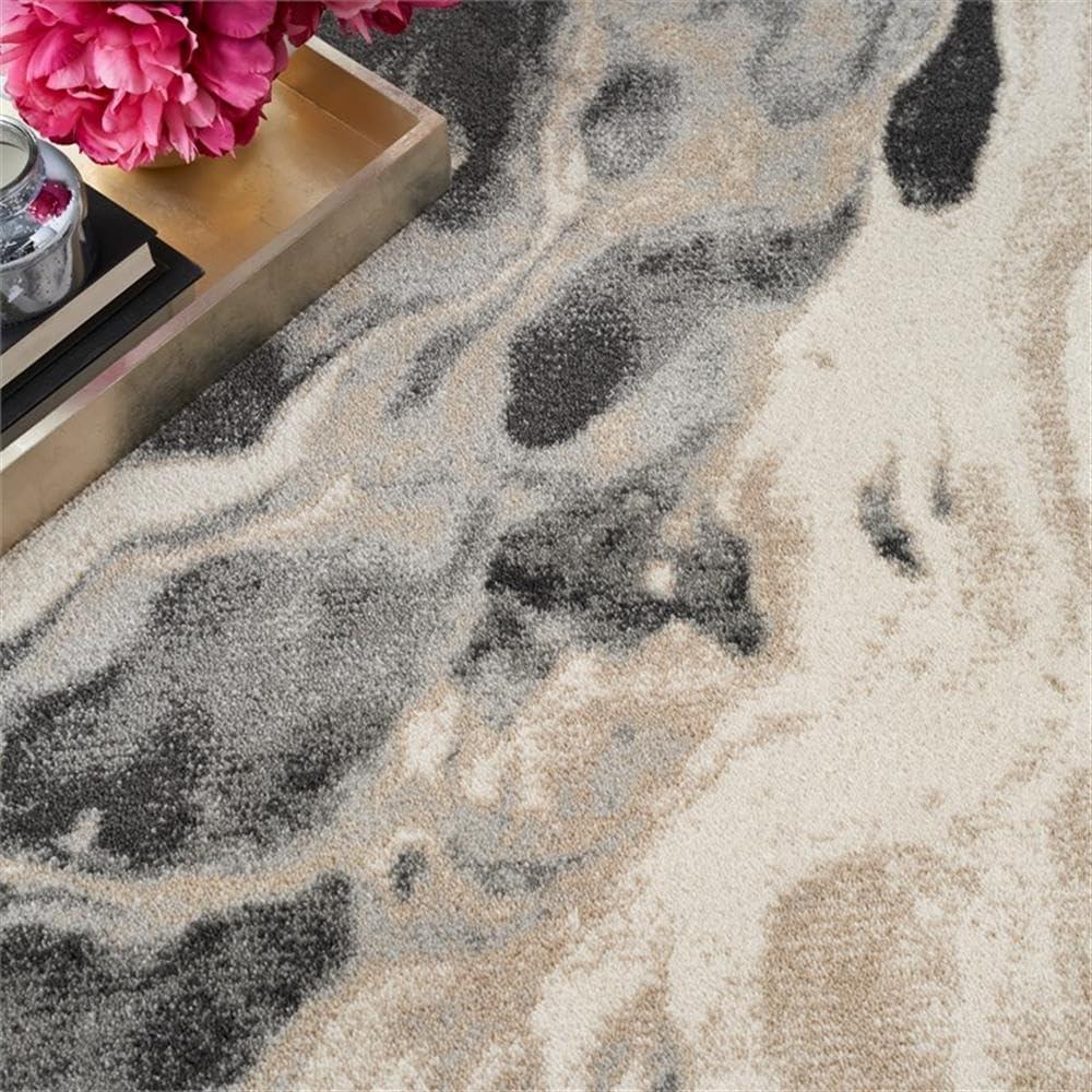 Inspire Me Home Decor Elegance Modern Marbled Indoor Area Rug