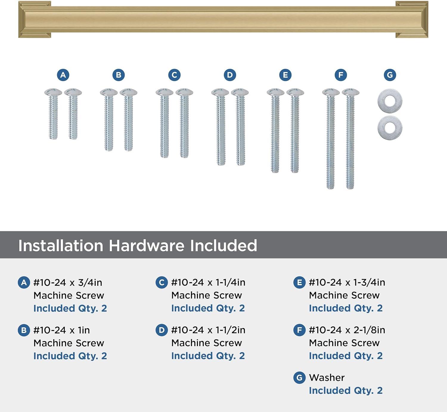 Amerock Appoint 12 inch (305mm) Center-to-Center Champagne Bronze Appliance Pull