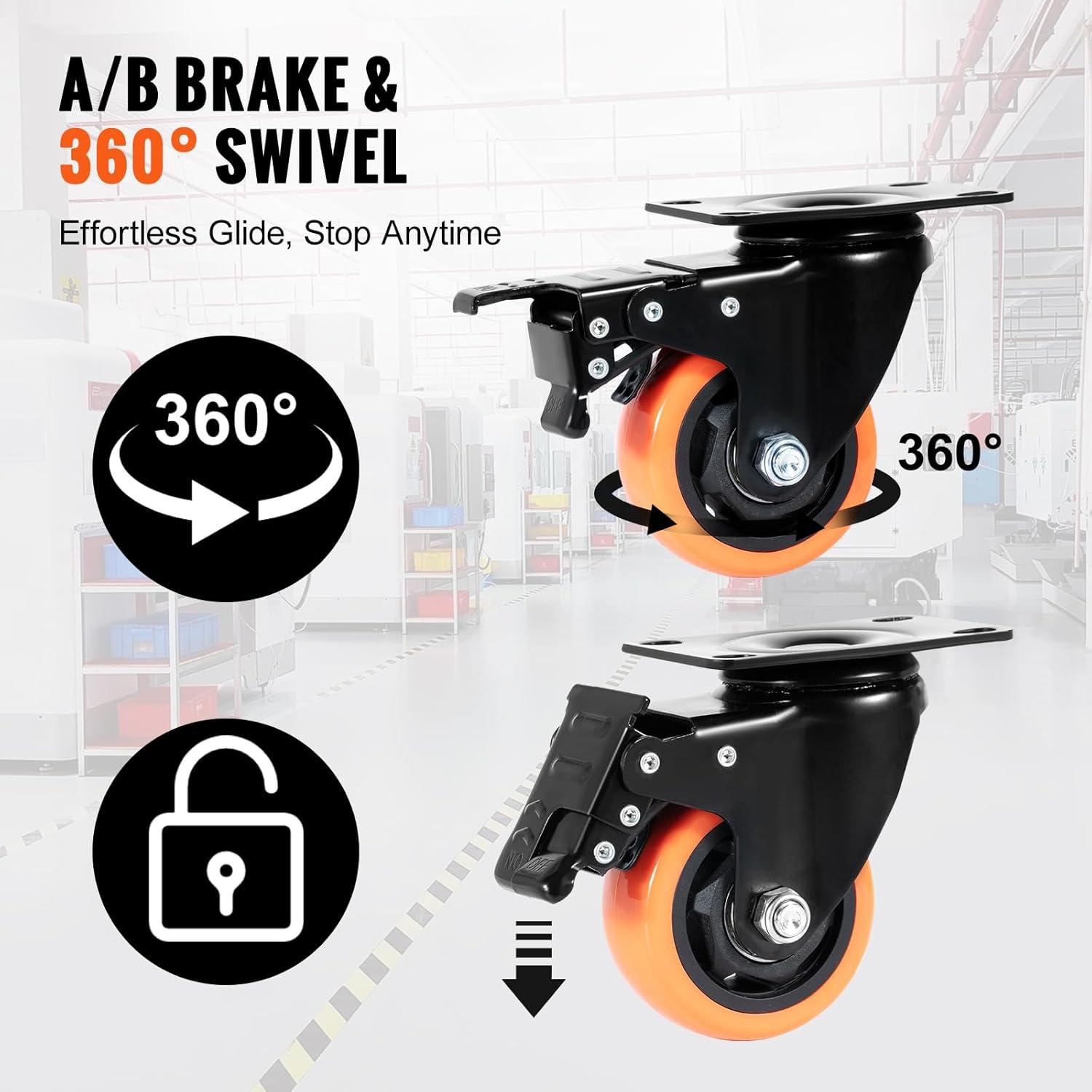 Swivel Plate Casters