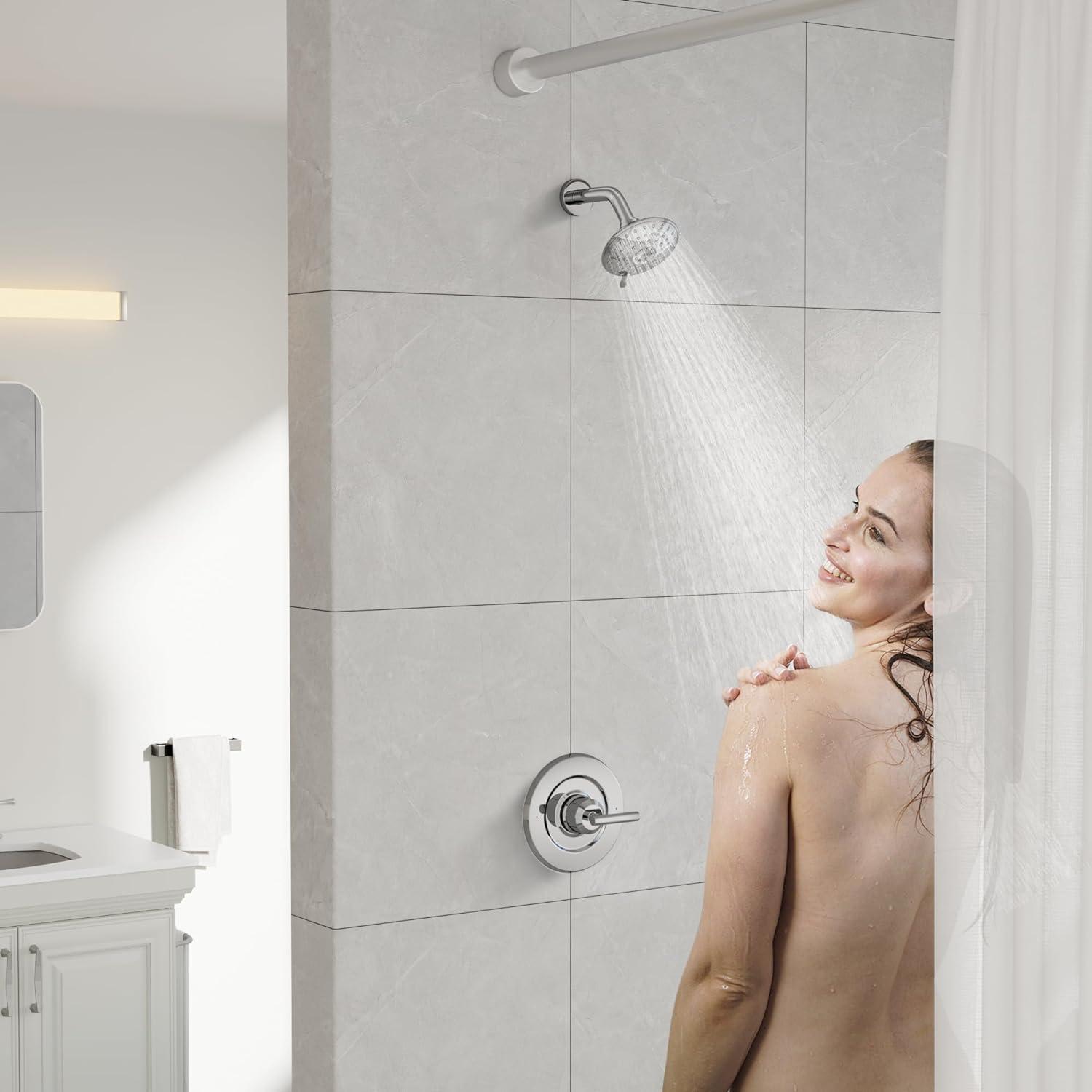 Gibson Pressure Balance Shower Faucet Trim with Lever Handle