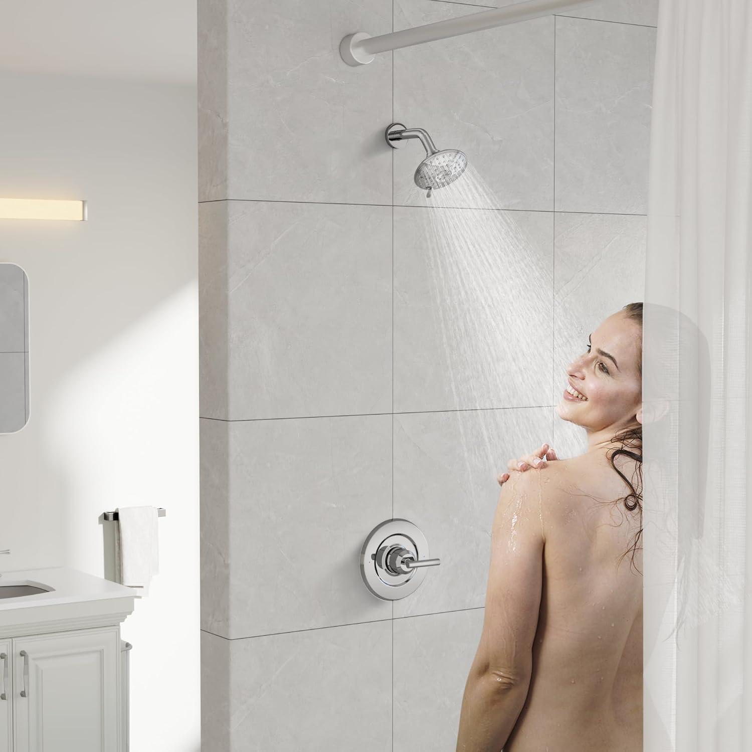 Gibson Pressure Balance Shower Faucet Trim with Lever Handle