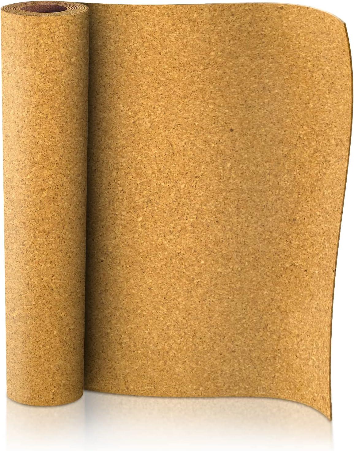 Natural Cork Sheet Roll 16" x 10ft Ultra Lightweight