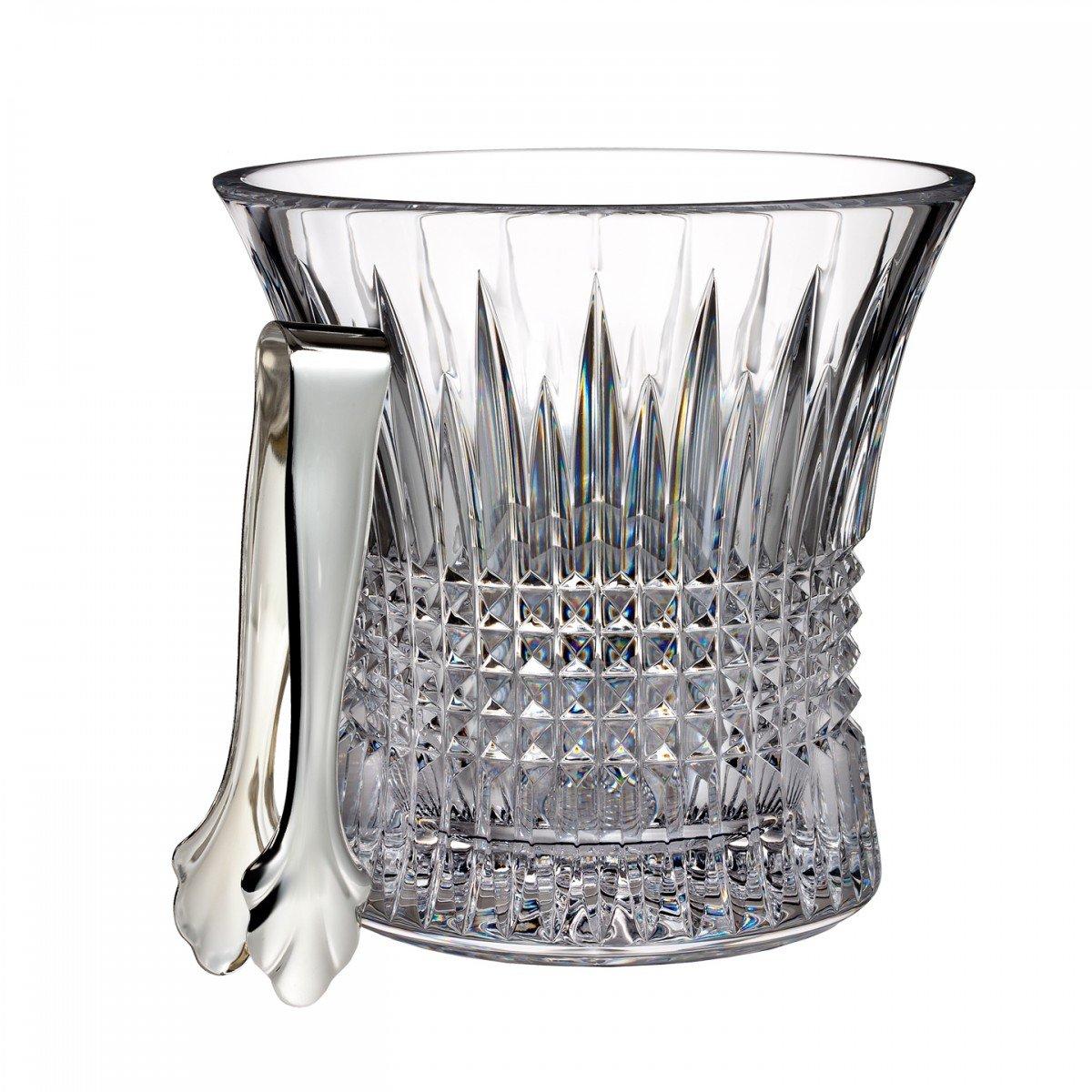 Waterford Lismore Diamond Ice Bucket & Tongs | Wayfair