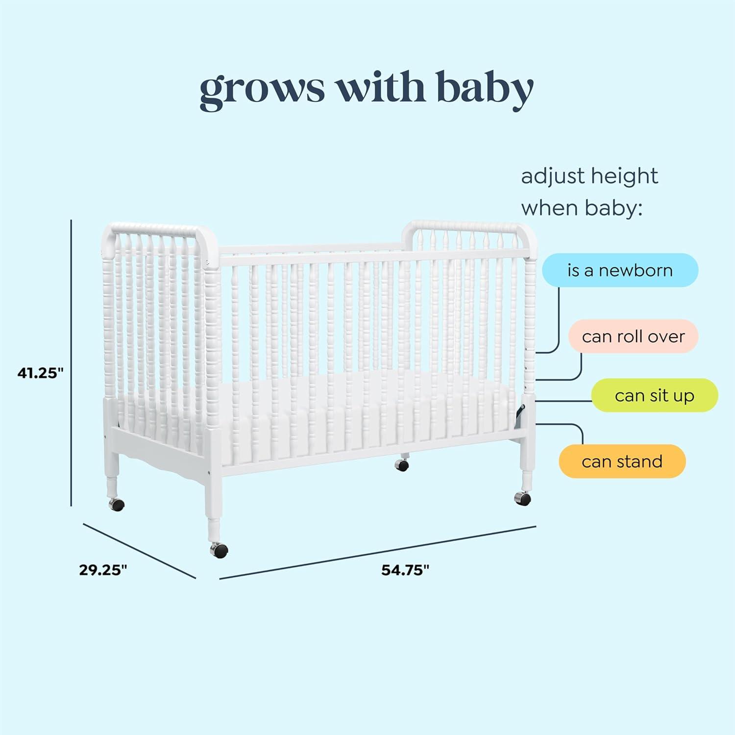 Jenny Lind 3-in-1 Convertible Crib