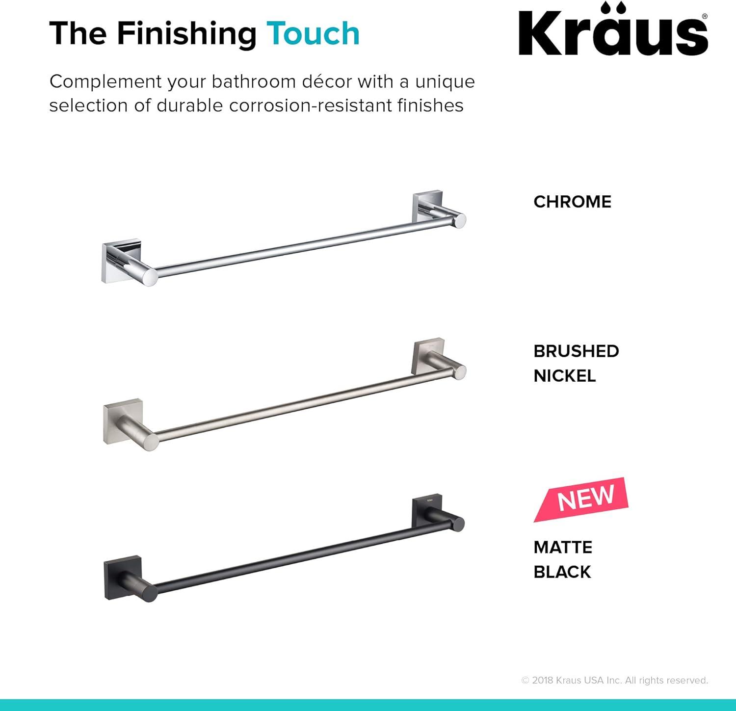 Kraus KEA-17736MB Ventus 18" Wall Mounted Towel Bar