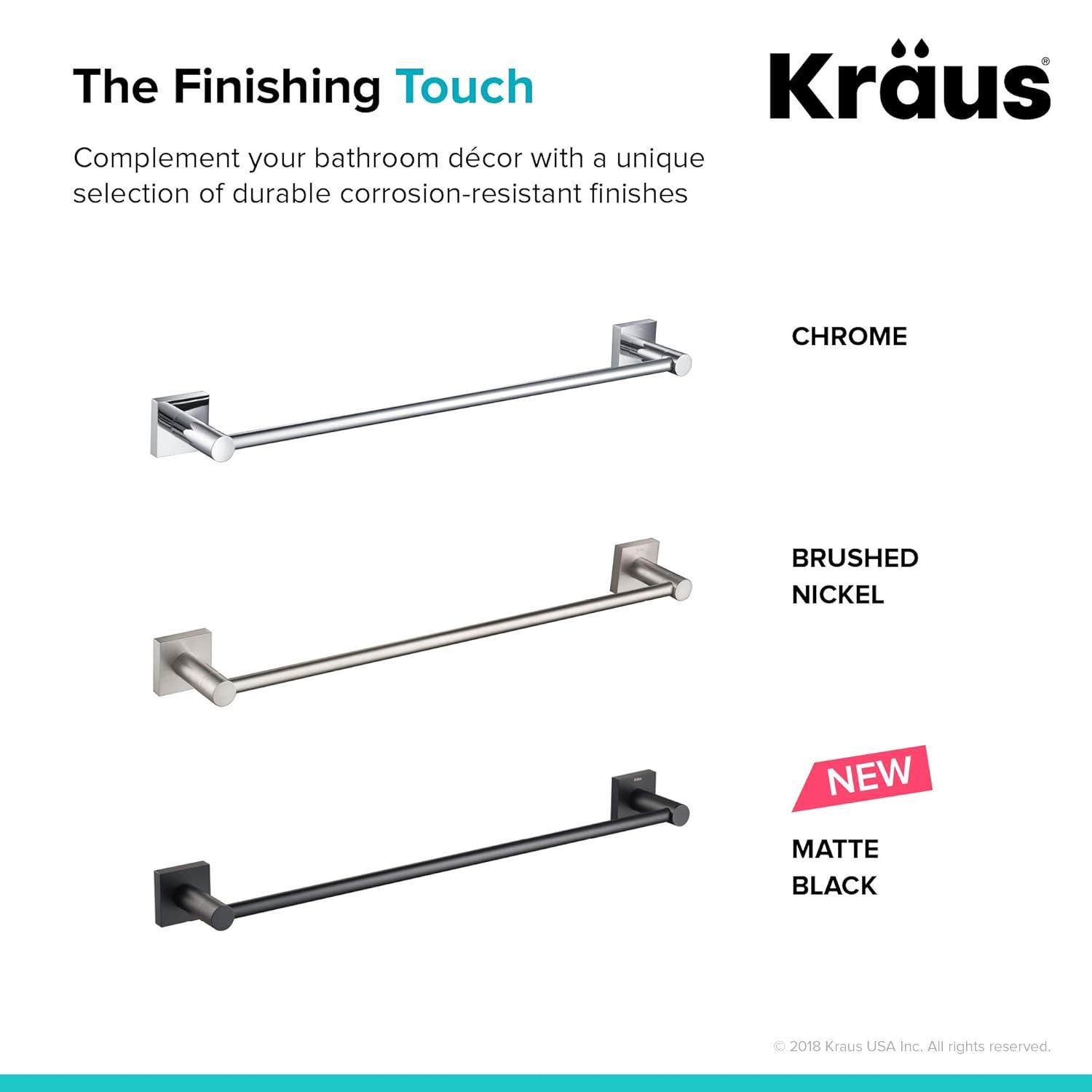 Kraus KEA-17736MB Ventus 18" Wall Mounted Towel Bar