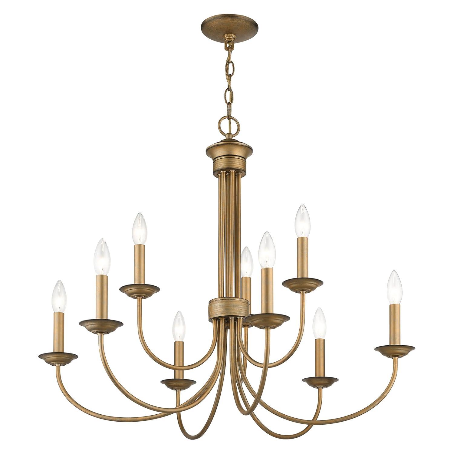 Livex Lighting Estate 9 - Light Chandelier in  Bronze