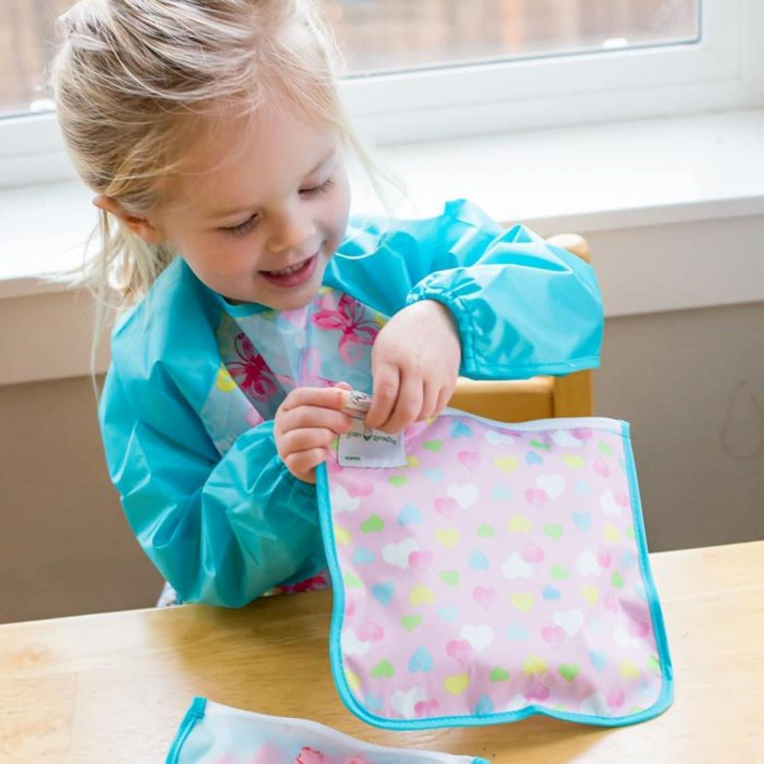 green sprouts Reusable Insulated Sandwich Bags (2 Pack) | Holds Food, Utensils, Wipes & More | Keeps Food Fresh | Food-Safe, Waterproof, Easy-Clean Material