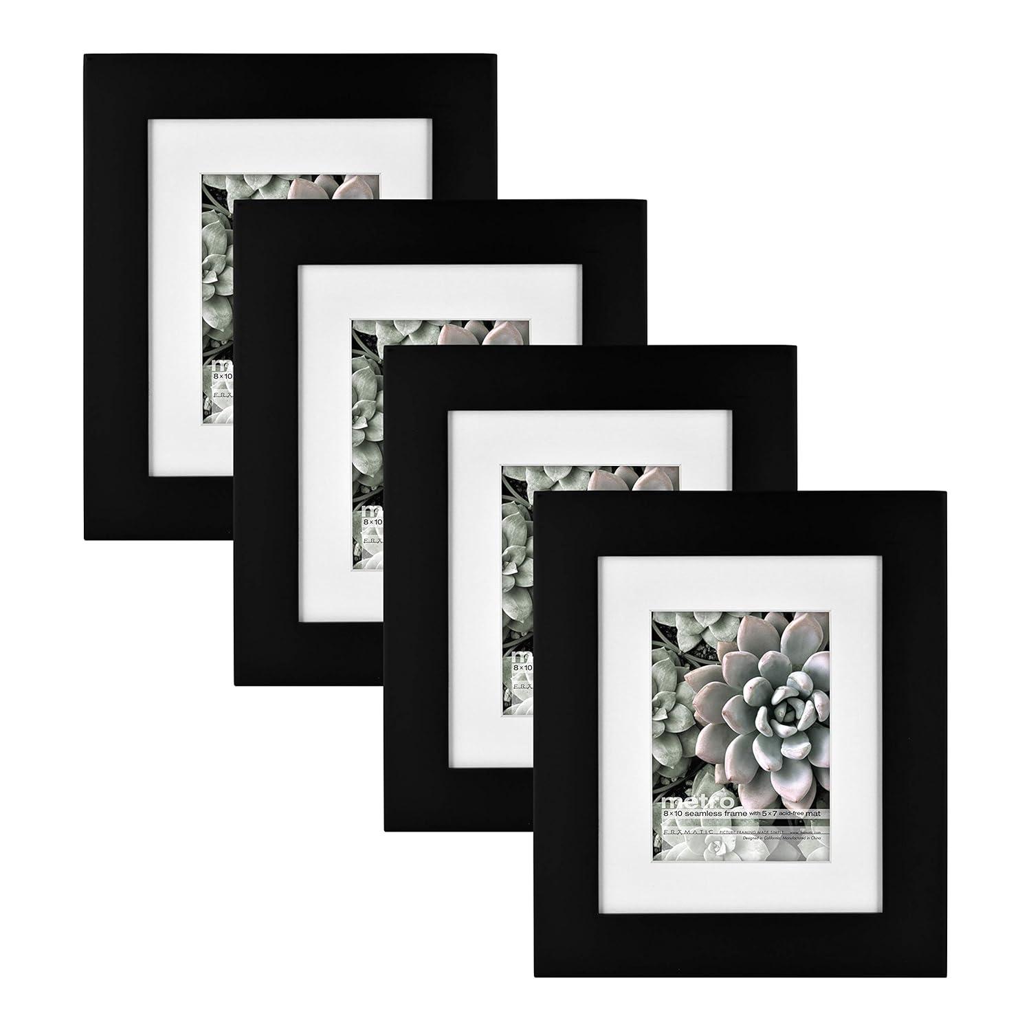 Framatic by MCS Matte Picture Frame with Mat