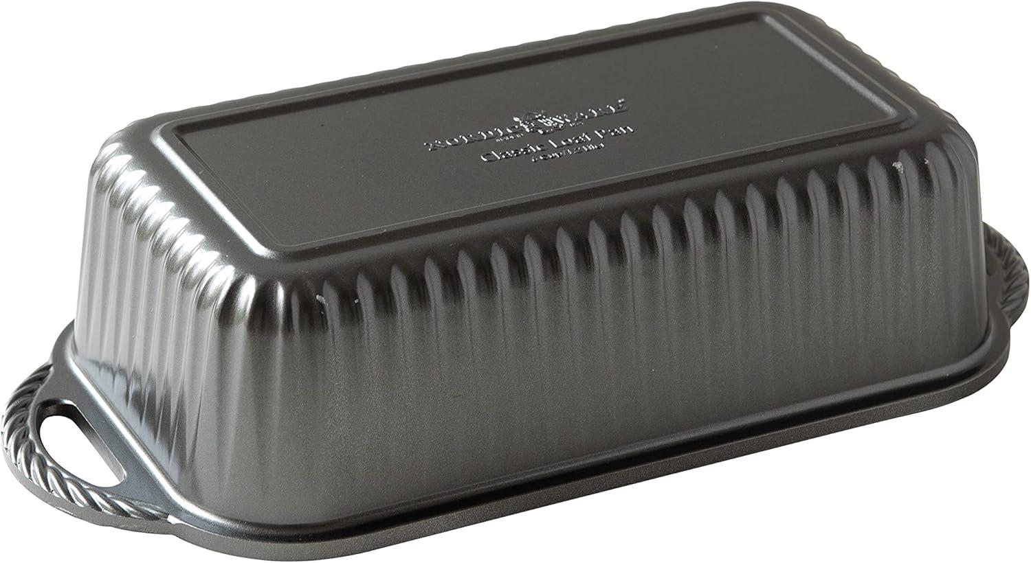 Classic Non-Stick Aluminum Loaf Pan with Handles