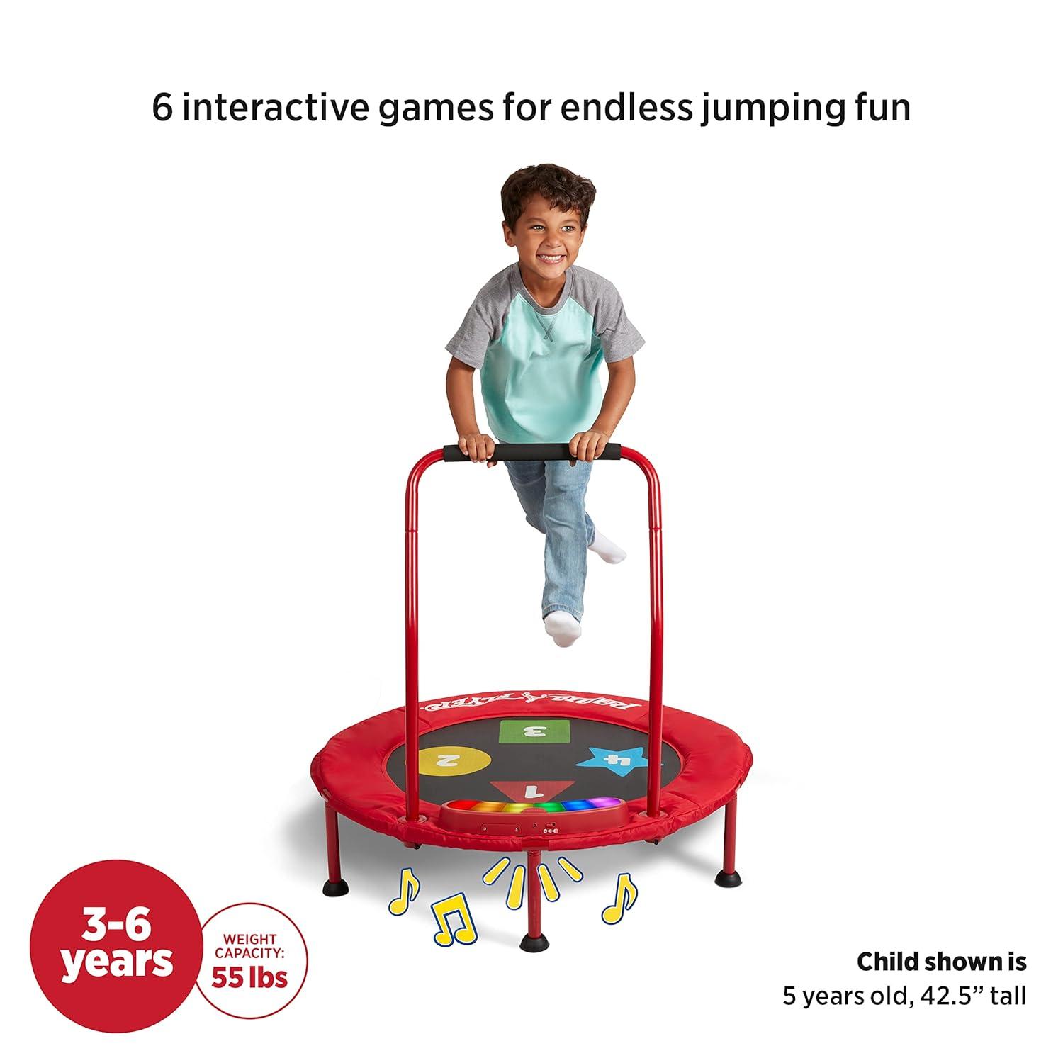 Game Time Interactive Kids' Trampoline with Lights  Sounds