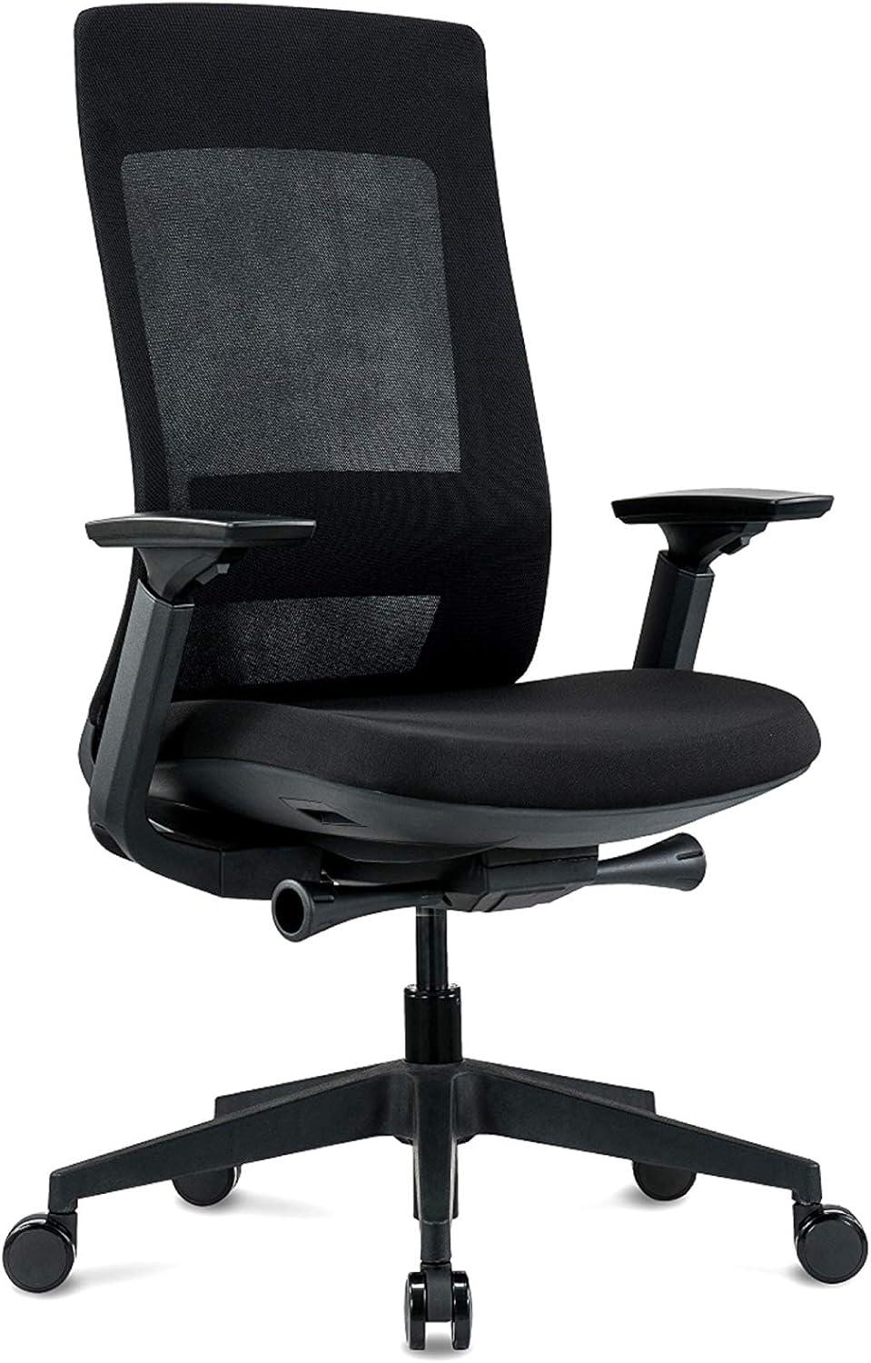 Eurotech Seating Elevate Executive Task Chair, Black/Black